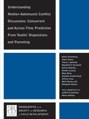 cover image of Understanding Mother-Adolescent Conflict Discussions